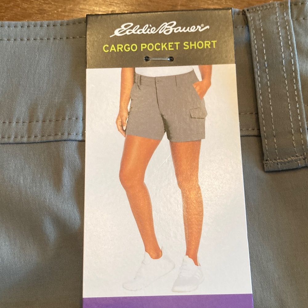 Eddie Bauer Women's Cargo Shorts in Gray